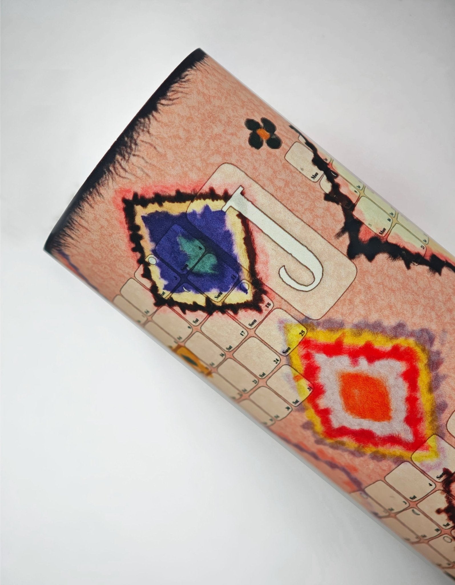 Wandkalender // Berber Babouche pastellrosa - Kilim