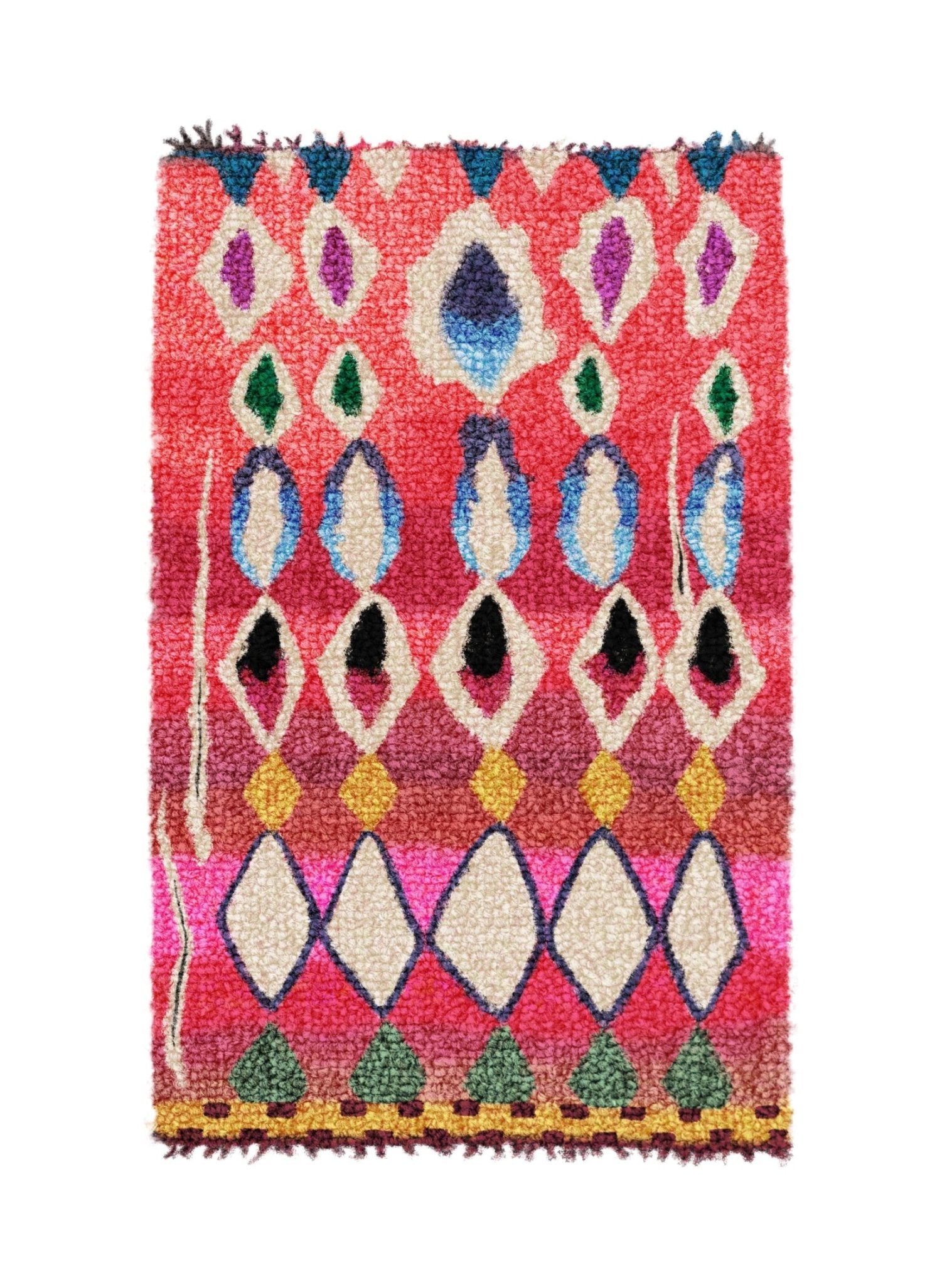 Limitierter Kunstdruck Berber Rosa, No.1 - Kilim