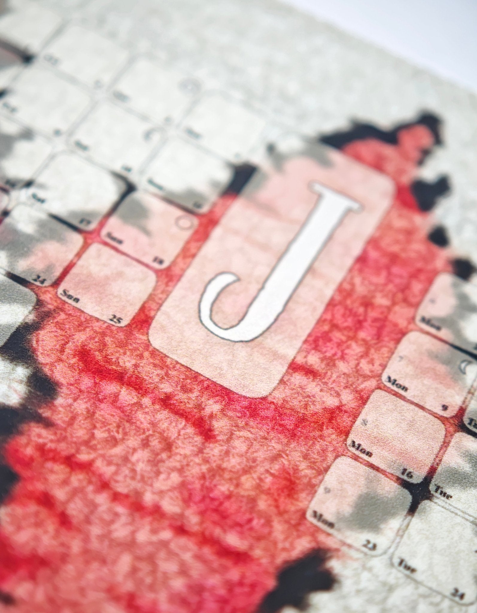 Wandkalender // Berber Rose - Kilim